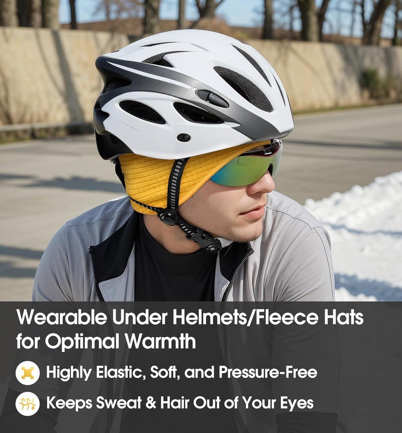 SUNMECI Lightweight Soft Fleece Headband - Breathable Ear Muffs for Men Women in Winter Running Cycling Ski Comfortable Warm for Clod Weather Sports - Image 3